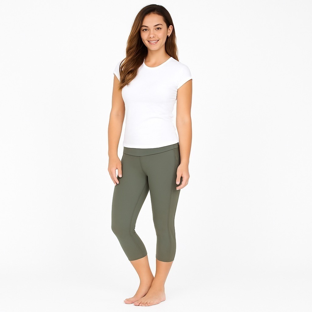 Seven7 Gray Athletic Leggings, Size M